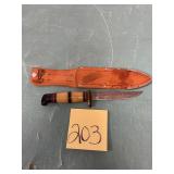 VTG fixed blade knife with sheath