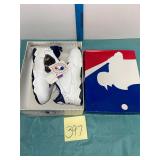 baseball theme hologram window sneakers sz 13 yth