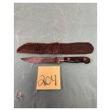 Russell Green River works fixed blade knife sheath