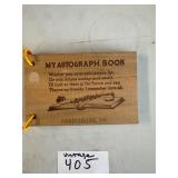 VTG autograph book