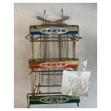Certs gum advertising metal counter display rack