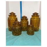 MCM LE Smith moon & stars canister set of 5 chips*