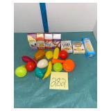 new lot of play food items