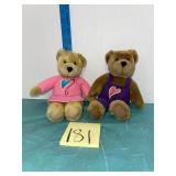 Hallmark Love and Kiss Kiss magnetic nose bears