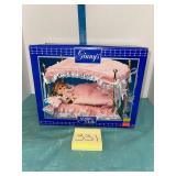 VTG Ginny's brass canopy bed for dolls