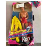 Baywatch Ken Barbie doll