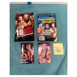 Wrestling book and magazine lot
