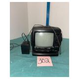 VTG portable TV Spectra 5 in black and white