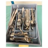 flatware silverware tray lot