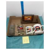 VTG Nascar memorabilia beer steins Alan Kulwicki