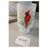 cardinal vase