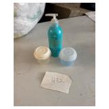hand soap and mini containers