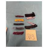 Mac tools and more pocketknives lot