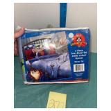 Looney Tunes Taz 3pc flannel sheet set twin open