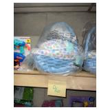 stack of new Easter baskets