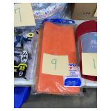Orange Plastic Table Cover