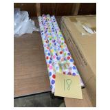 Four Rolls of Birthday Wrapping Paper