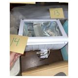 White Exterior Light Fixture