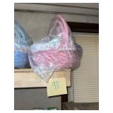 stack of new Easter baskets