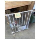 White Metal Baby Gate
