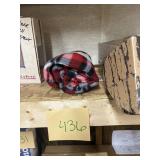 Rolled Plaid Blanket