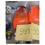 Ninja Ice Orange Gloves