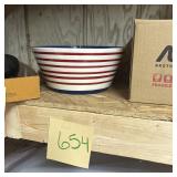Striped Ceramic Bowl