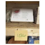 LED Exit Sign AC/DC Battery Backup