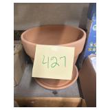 Terra Cotta Flower Pot with Saucer