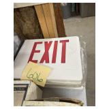 Stack of EXIT Signs