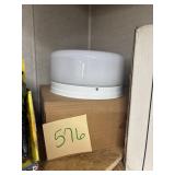 White Dome Ceiling Light Fixture