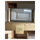 Enclosed U-Bend Fluorescent Light Fixture