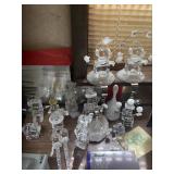 Assorted Crystal Style Holiday Decorations