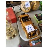 wooden car model