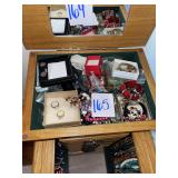 all jewelry in jewelry armoire
