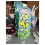 wooden and plastic Christmas & spring decorations