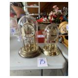 Bulova & Danbury anniversary clocks