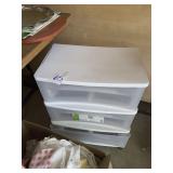 3 drawer plastic organizer