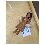 celluloid native American doll