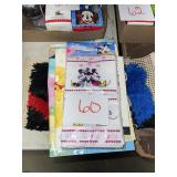 Mickey Mouse latch hook rug & party supplies