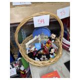 Mickey Mouse loaded basket lot