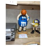 M&M's basketball player candy dispenser