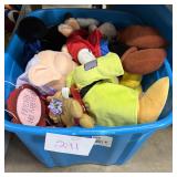 Assorted Disney Character Plush Toys Lot in Blue S
