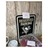 Pittsburgh Penguins parking sign