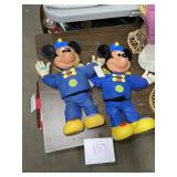 2 VTG Mickey Mouse band leader dolls