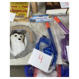 1 new snorkel swim mask blue
