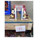 Mickey & Minnie Mouse bookends