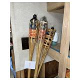 tall tiki torches