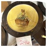 Norman Rockwell 'Fishing Scene' Collector Plate in