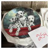 Dalmatian Puppies Collector Plate with 'Puppy Pala